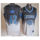 nba minnesota timberwolves #42 love black-grey[limited]