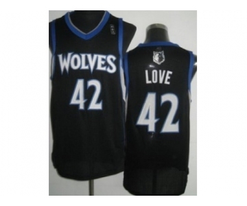 nba minnesota timberwolves #42 love black[revolution 30]