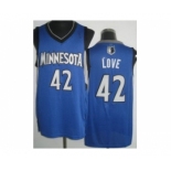 nba minnesota timberwolves #42 love blue[revolution 30]