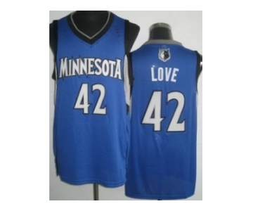 nba minnesota timberwolves #42 love blue[revolution 30]