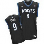 nba minnesota timberwolves #9 rubio black[2011 swingman revolution 30]