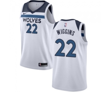 Women's Nike Minnesota Timberwolves #22 Andrew Wiggins Swingman White NBA Jersey - Association Edition