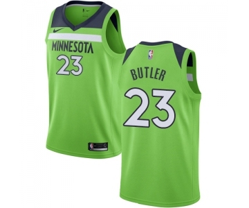 Women's Nike Minnesota Timberwolves #23 Jimmy Butler Authentic Green NBA Jersey Statement Edition