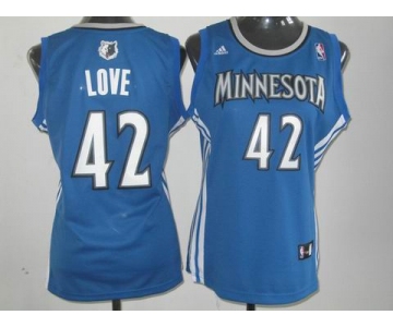 women nba jerseys minnesota timberwolves #42 love blue