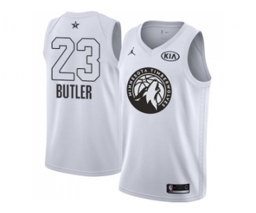 Youth Nike Minnesota Timberwolves #23 Jimmy Butler White NBA Jordan Swingman 2018 All-Star Game Jersey