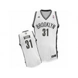 Men Adidas Brooklyn Nets #31 Jarrett Allen Swingman White Home NBA Jersey