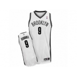 Men Adidas Brooklyn Nets #9 DeMarre Carroll Authentic White Home NBA Jersey