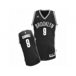 Men Adidas Brooklyn Nets #9 DeMarre Carroll Swingman Black Road NBA Jersey