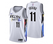 Men's Brooklyn Nets #11 Kyrie Irving 2022-23 White City Edition Stitched Basketball Jersey