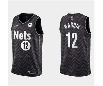 Men's Brooklyn Nets #12 Joe Harris Earned Edition Stitched Basketball Jersey