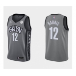 Men's Brooklyn Nets #12 Joe Harris Gray Stitched Basketball Jersey