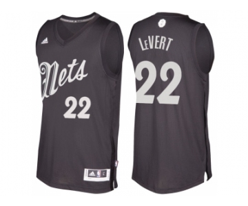 Men's Brooklyn Nets #22 Caris LeVert Black 2016 Christmas Day NBA Swingman Jersey