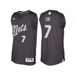 Men's Brooklyn Nets #7 Jeremy Lin Black 2016 Christmas Day NBA Swingman Jersey