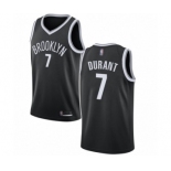 Men's Brooklyn Nets #7 Kevin Durant Swingman Black Basketball Jersey - Icon Edition