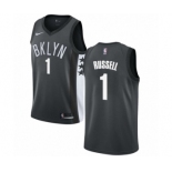 Men's Nike Brooklyn Nets #1 D'Angelo Russell Swingman Gray NBA Jersey Statement Edition