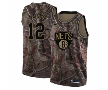 Men's Nike Brooklyn Nets #12 Joe Harris Swingman Camo Realtree Collection NBA Jersey