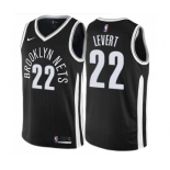 Men's Nike Brooklyn Nets #22 Caris LeVert Swingman Black NBA Jersey - City Edition