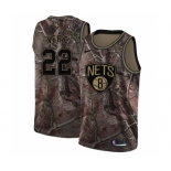 Men's Nike Brooklyn Nets #22 Caris LeVert Swingman Camo Realtree Collection NBA Jersey