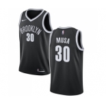 Men's Nike Brooklyn Nets #30 Dzanan Musa Swingman Black NBA Jersey - Icon Edition