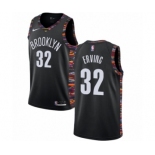 Men's Nike Brooklyn Nets #32 Julius Erving Swingman Black NBA Jersey - 2018-19 City Edition