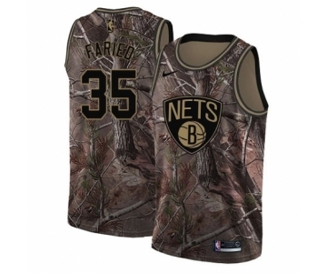 Men's Nike Brooklyn Nets #35 Kenneth Faried Swingman Camo Realtree Collection NBA Jersey