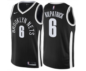 Men's Nike Brooklyn Nets #6 Sean Kilpatrick Swingman Black NBA Jersey - City Edition