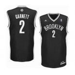 nba brooklyn nets #2 garnett black[revolution 30 swingman]