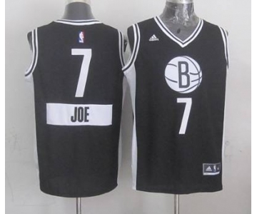 nba brooklyn nets #7 joe black[2014 Christmas]