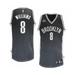 nba brooklyn nets #8 williams black-grey[drift fashion]