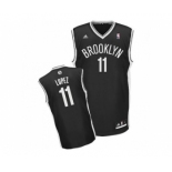 nba new jersey nets #11 brook lopez black[revolution 30 swingman]