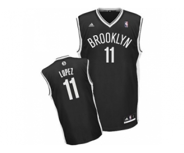 nba new jersey nets #11 brook lopez black[revolution 30 swingman]