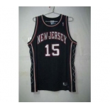 nba new jersey nets #15 carter regular black