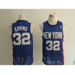 nba new jersey nets #32 julius erving blue