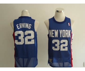 nba new jersey nets #32 julius erving blue