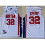 nba new jersey nets #32 julius erving white[aba hardwood classic swingman]