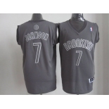 nba new jersey nets #7 joe johnson grey[fullgrey]