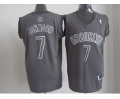 nba new jersey nets #7 joe johnson grey[fullgrey]