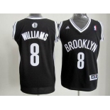 nba new jersey nets #8 williams fullblack