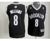 nba new jersey nets #8 williams fullblack