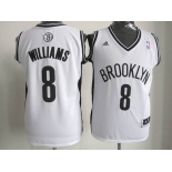 nba new jersey nets #8 williams fullwhite