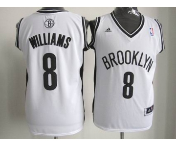 nba new jersey nets #8 williams fullwhite