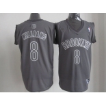 nba new jersey nets #8 williams grey[fullgrey]