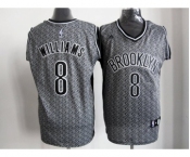 nba new jersey nets #8 williams grey[static fashion swingman]