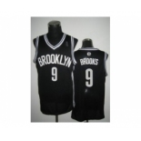 nba new jersey nets #9 marshon brooks black