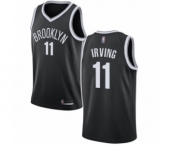 Women's Brooklyn Nets #11 Kyrie Irving Authentic Black Basketball Jersey - Icon Edition