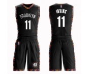 Women's Brooklyn Nets #11 Kyrie Irving Swingman Black Basketball Suit Jersey - City Edition