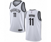 Women's Brooklyn Nets #11 Kyrie Irving Swingman White Basketball Jersey - Association Edition