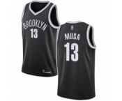 Women's Brooklyn Nets #13 Dzanan Musa Authentic Black Basketball Jersey - Icon Edition