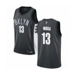 Women's Brooklyn Nets #13 Dzanan Musa Swingman Gray Basketball Jersey Statement Edition