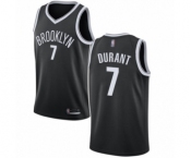 Women's Brooklyn Nets #7 Kevin Durant Authentic Black Basketball Jersey - Icon Edition